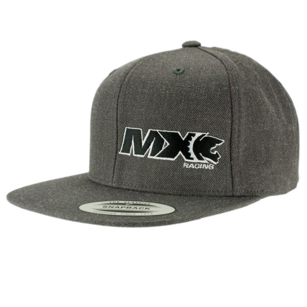 haubn Snapback Cap Classic dunkelgrau MX schwarz